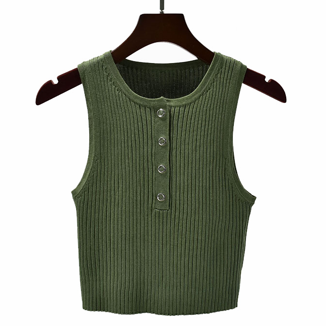 Картинка Топ трикотаж 4 заклепки на груди от магазина LonnaMag