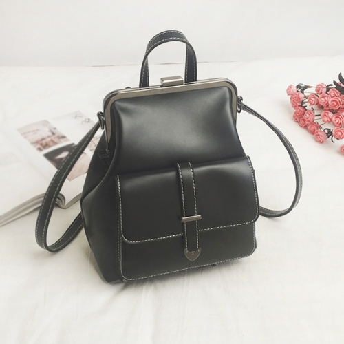 картинка Рюкзак кожзам грушевидный застежка как у кошелька от магазина LonnaMag