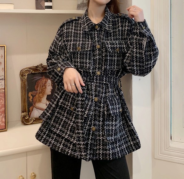 Картинка Куртка рубашка в клетку 2 кармана на груди + 2 крупных кармана ниже от магазина LonnaMag
