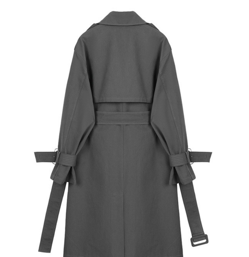 Картинка Тренч темно-серый + пояс  от магазина LonnaMag