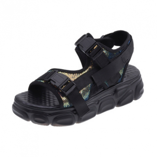 картинка Сандалии спорт в пайетках на платформе от магазина LonnaMag