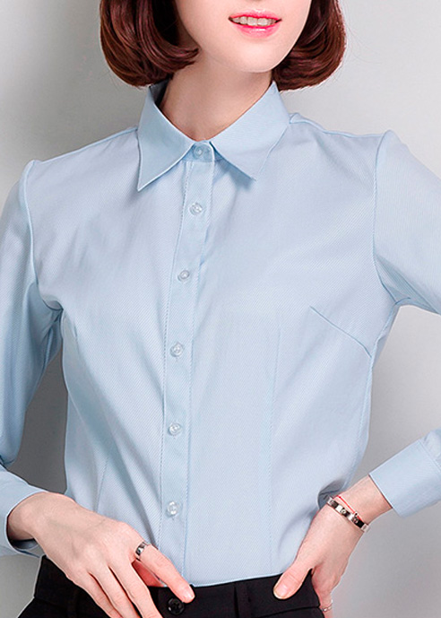 Картинка Рубашка классическая - острый воротник от магазина LonnaMag