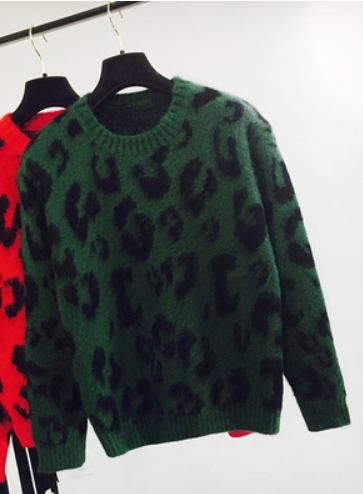 Картинка Свитер принт крупный леопард от магазина LonnaMag
