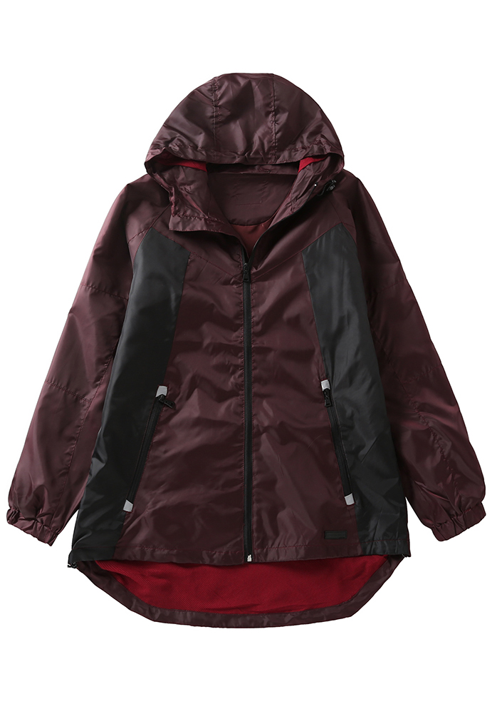 Картинка Ветрвока длинная трапеция клеш черные бока от магазина LonnaMag