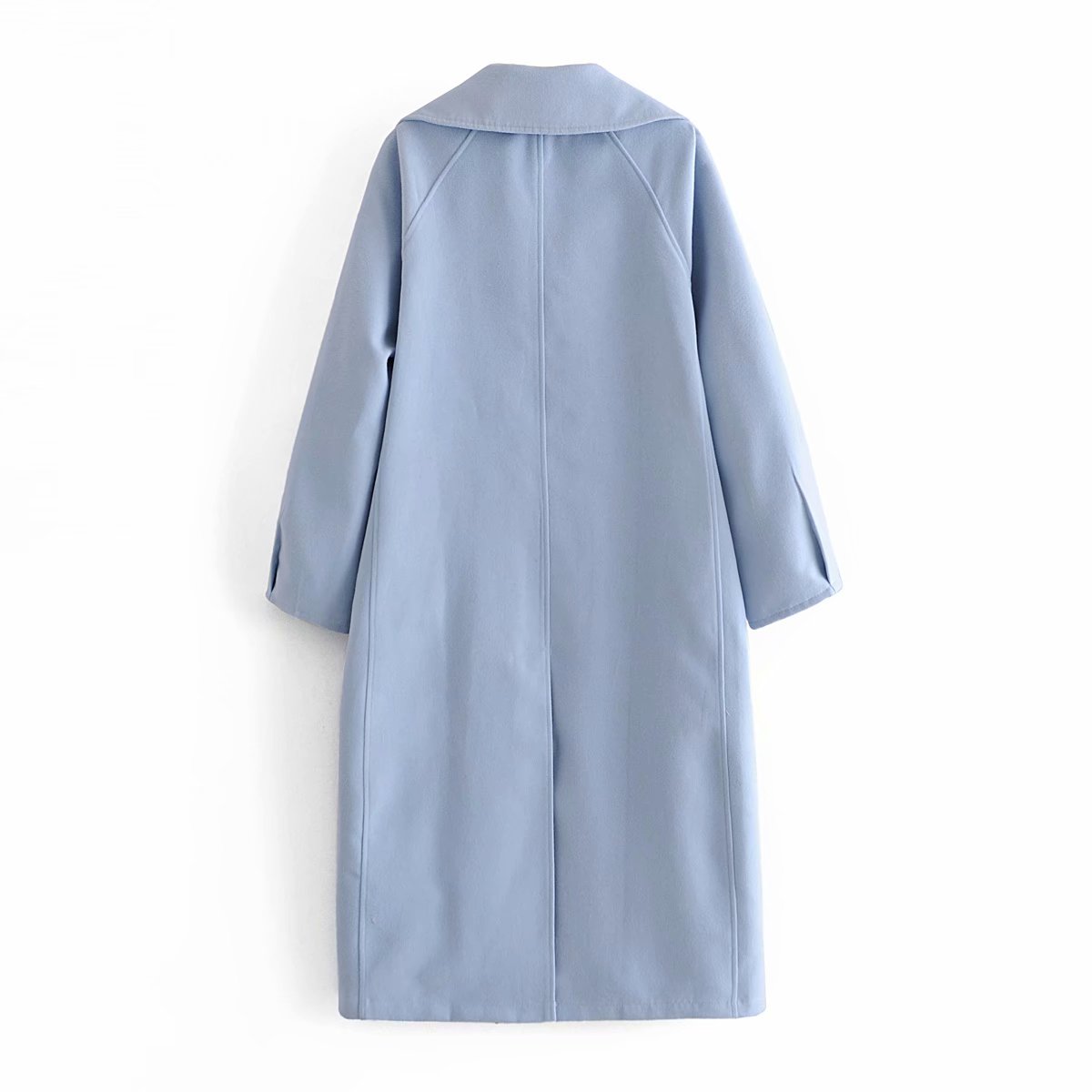 Картинка Пальто шерстяное сводобное 4 черепаховых пуговиц от магазина LonnaMag