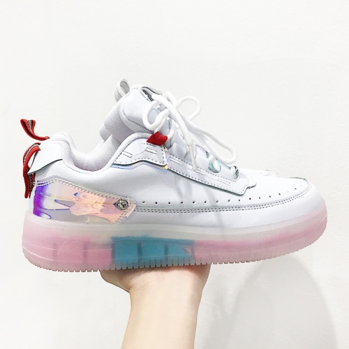 картинка Кроссовки неоновая прозрачная подошва лазерная пятка от магазина LonnaMag