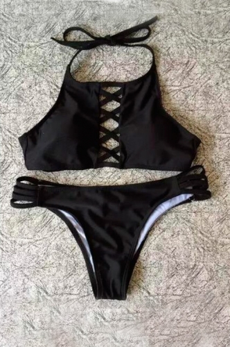 Картинка Купальник топ 4 перекрестия-шнуровка от магазина LonnaMag