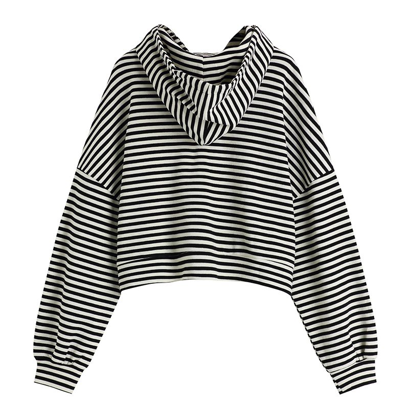 Картинка Худи в полоску на молнии с карманами от магазина LonnaMag