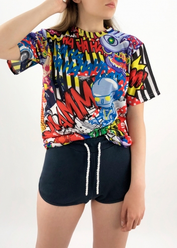 Картинка Шорты спорт однотонные вафельная изнанка от магазина LonnaMag