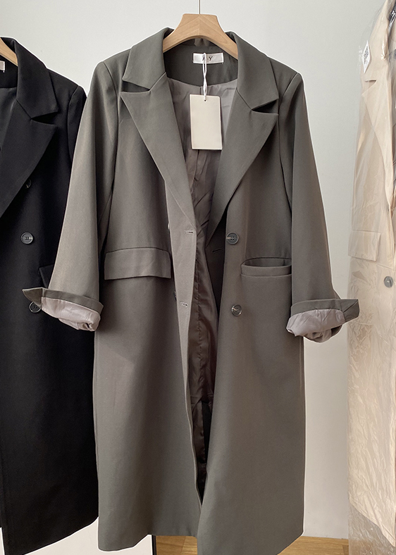 Картинка Жакет длинный миди 6 черепаховых пуговиц от магазина LonnaMag