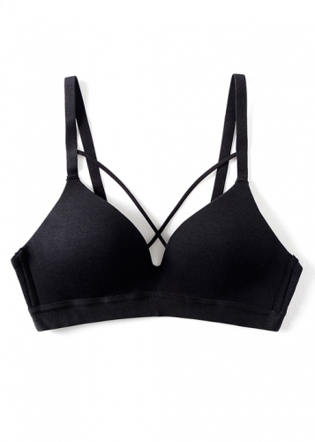 Картинка Лиф спорт хб полоски-перекрестие на груди резинка от магазина LonnaMag