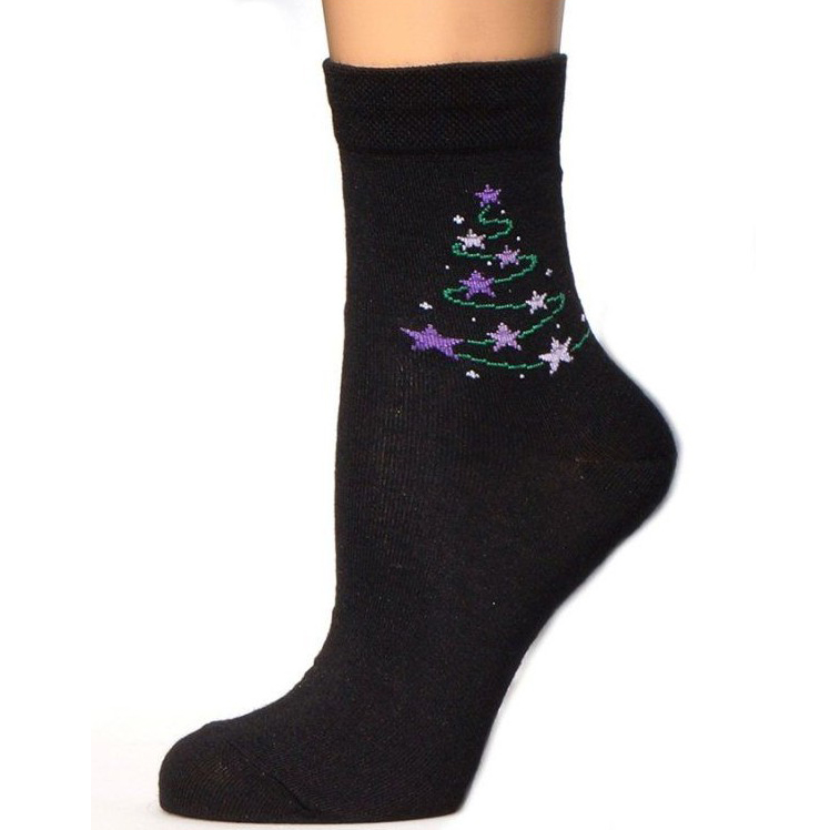 картинка Носки Everneat Елка из звезд (термоноски, шерсть мериноса) от магазина LonnaMag