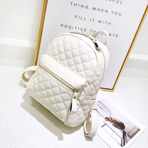 картинка Рюкзак кожзам просточен ромбами от магазина LonnaMag