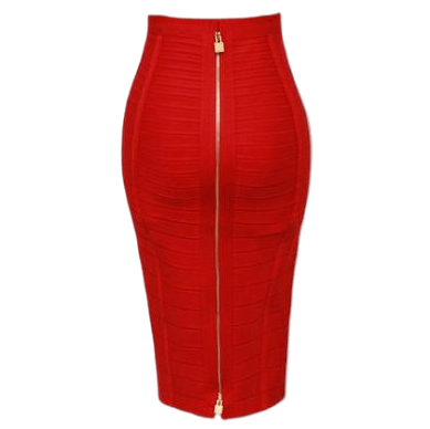 Картинка Юбка миди горизонтальные полосы молния по длине 2 замка  от магазина LonnaMag