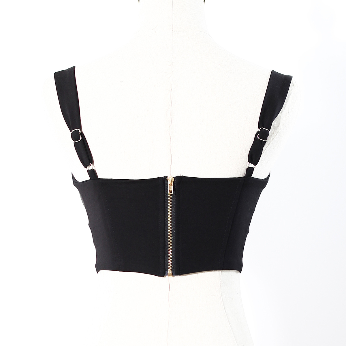 Картинка Топ корсет с подтяжками на золотых крючках от магазина LonnaMag