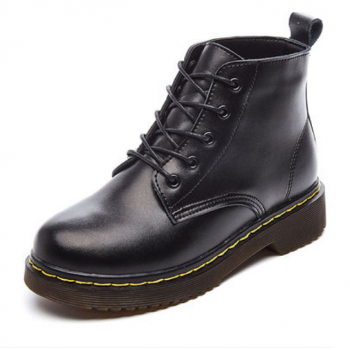 картинка Ботинки мартинсы с желтым швом на подошве (5 дырок) от магазина LonnaMag