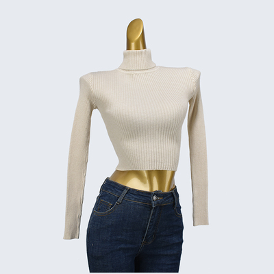 Картинка Водолазка укороченная широкий рубчик  от магазина LonnaMag