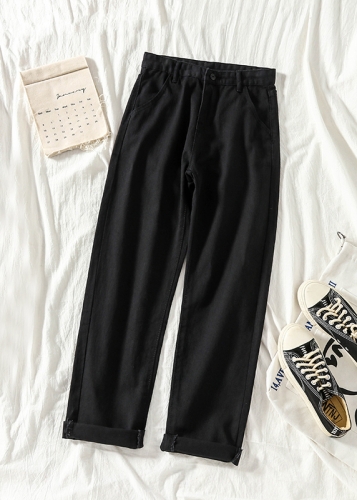 Картинка Базовые высокие прямые джинсы  от магазина LonnaMag