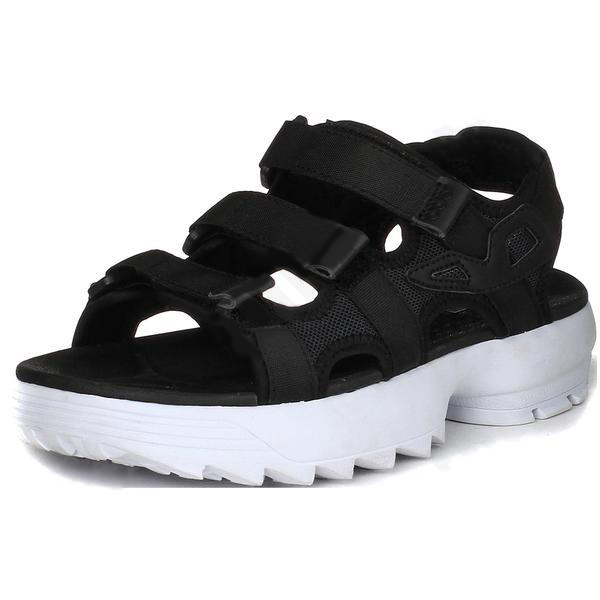 картинка Сандалии спорт STROBBS белая зубчатая платформа липучки от магазина LonnaMag