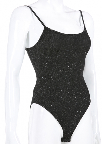 Картинка Боди люрекс сзади на шнуровке от магазина LonnaMag