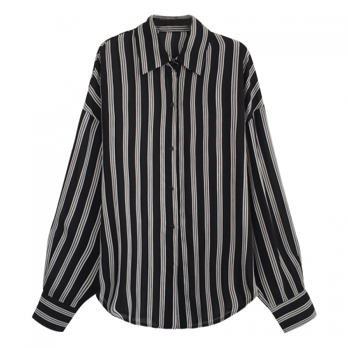 Картинка Блуза вертикальная полоска из 3 штук oversize от магазина LonnaMag