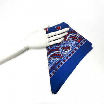 Бандана принт бордовые огурцы