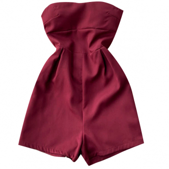 Ромпер по фигуре открытый верх горизонтальные швы