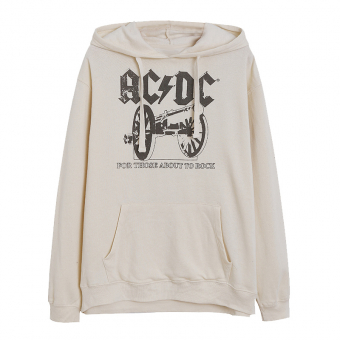 Худи принт ACDC пушка