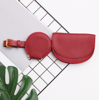 Поясная сумка (комплект: полукруг, круг и ремень)