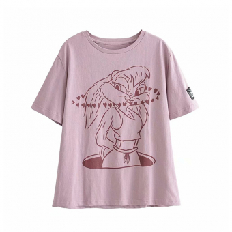 Футболка принт кролик Лола Банни