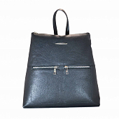 картинка Портфель-сумка 2 кармана на молнии 1 ручка металл полоса от магазина LonnaMag