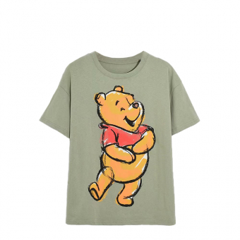 Футболка принт веселый винни пух