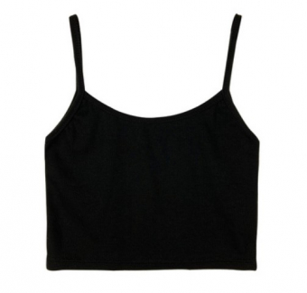 Топ майка хб-стрейч - тонкие лямки