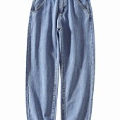 Картинка Базовые высокие прямые джинсы  от магазина LonnaMag