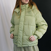 Картинка Куртка дутая oversize рукав реглан ккапюшон basic от магазина LonnaMag