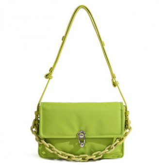 Сумка мессенджер текстиль акриловая цепь + регулируемый ремешок