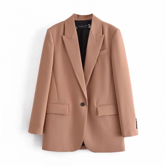 Костюм пиджак прямой + брюки со стрелками черные пуговицы