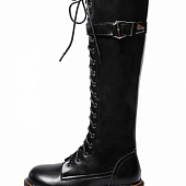 картинка Сапоги высокие под мартинсы каблук 4см от магазина LonnaMag