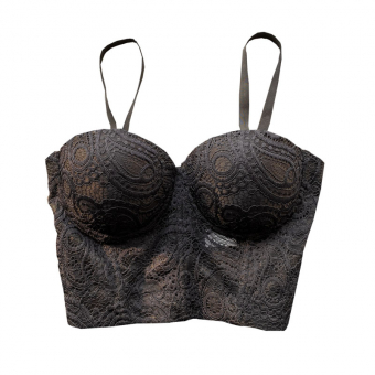 Топ бра кружево узор огурцы сзади на крючках