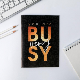 Блокнот раскраска You are very BUSY, 12 листов