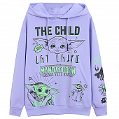 Картинка Худи принт Малыш Йода Грогу The Child Mandalorian (флис) от магазина LonnaMag