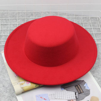 Шляпа канотье одноцветная