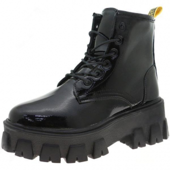 Ботинки лак эко-кожа тракторная платформа зубцы DINO ALBAT