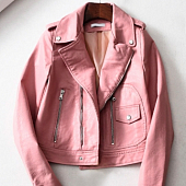 Картинка Куртка косуха кожзам полукруг вокруг кармана от магазина LonnaMag