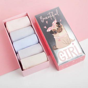 Носки женские однотон 