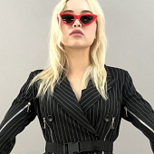 картинка Очки узкие кошачие пластиковая оправа от магазина LonnaMag