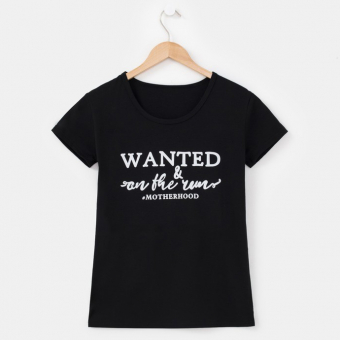 Футболка надпись WANTED