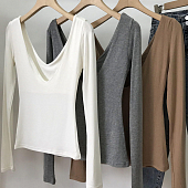 Картинка Топ кофта глубокое декольте вырез спереди и сзади от магазина LonnaMag