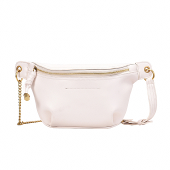 Сумка барсетка через плечо ремешок наполовину цепь