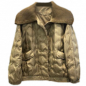 Картинка Куртка oversize на кнопках вязаный ворот от магазина LonnaMag